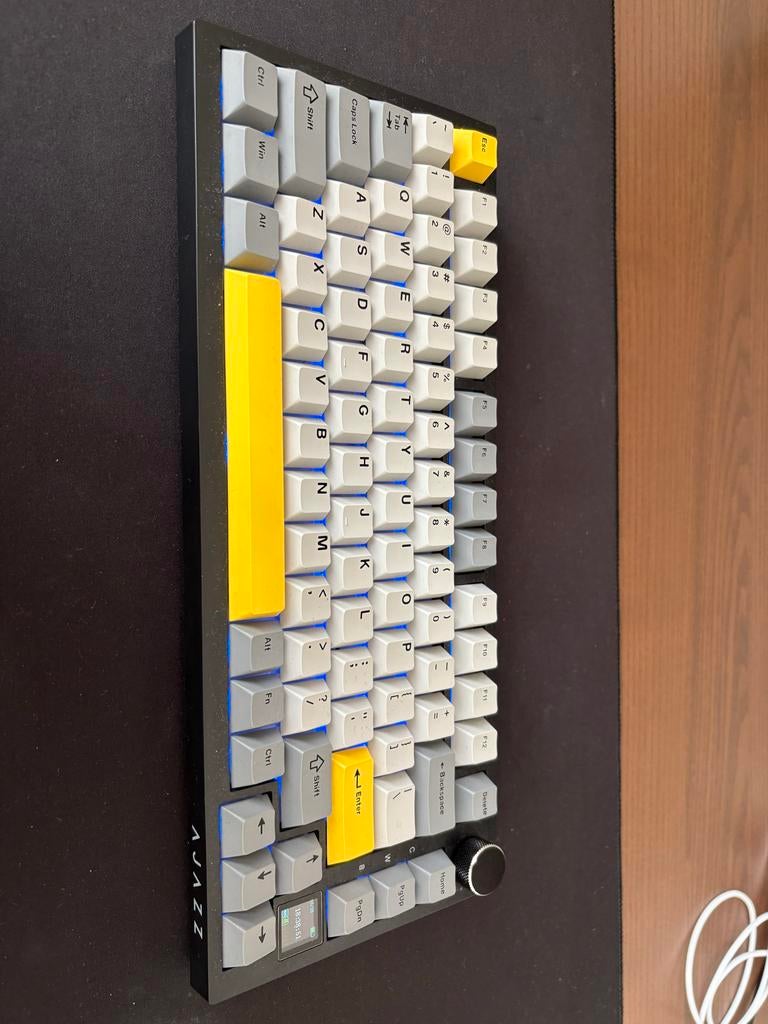 AJAZZ Mechanisch Toetsenbord - Qwerty, Draadloos, RGB, Computers en Software, Ophalen, Gaming toetsenbord, Zo goed als nieuw, Draadloos