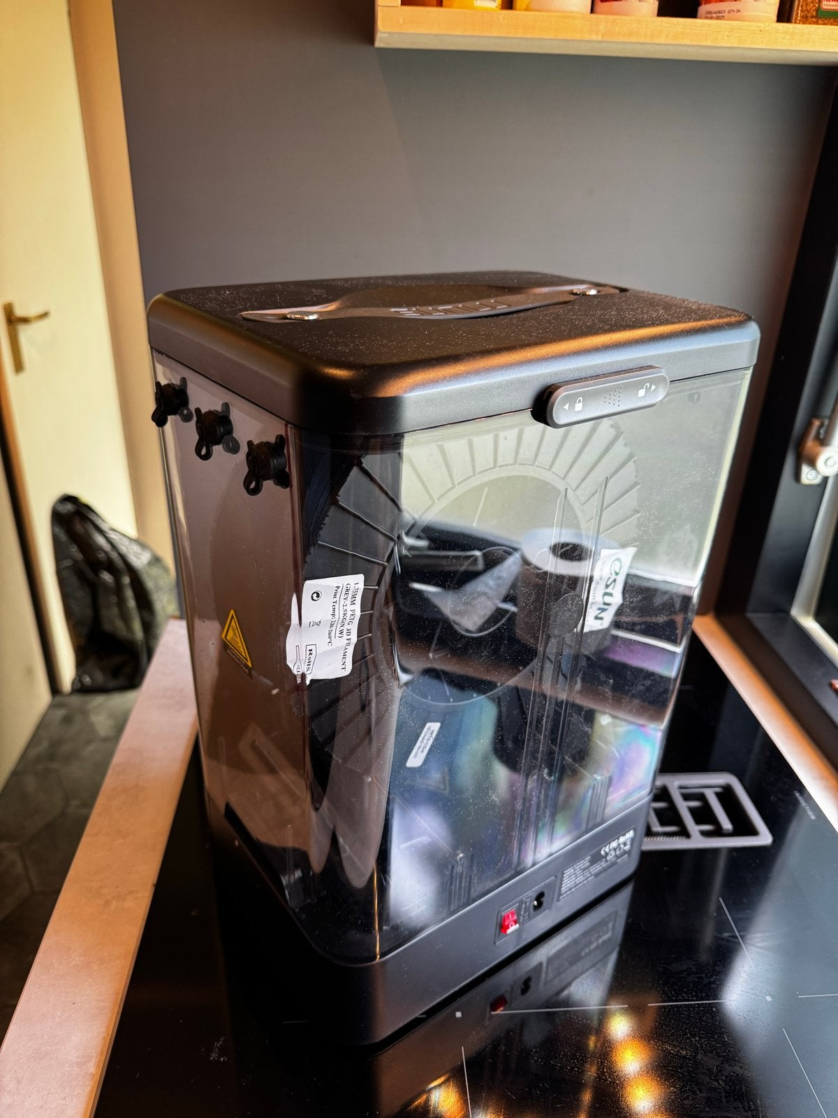 SUNLU S2 3D-printer filament droger en opbergdoos, Computers en Software, 3D Printers, Zo goed als nieuw, Filament, Ophalen