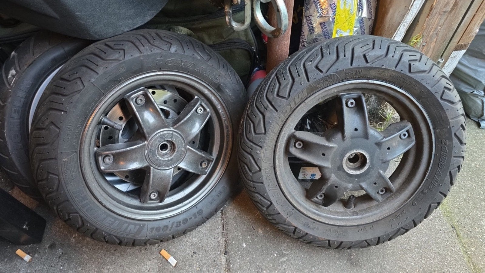 Zip SP velgen set (mono vork) 10", Fietsen en Brommers, Brommeronderdelen | Scooters, Ophalen, Gebruikt, Overige typen, Piaggio