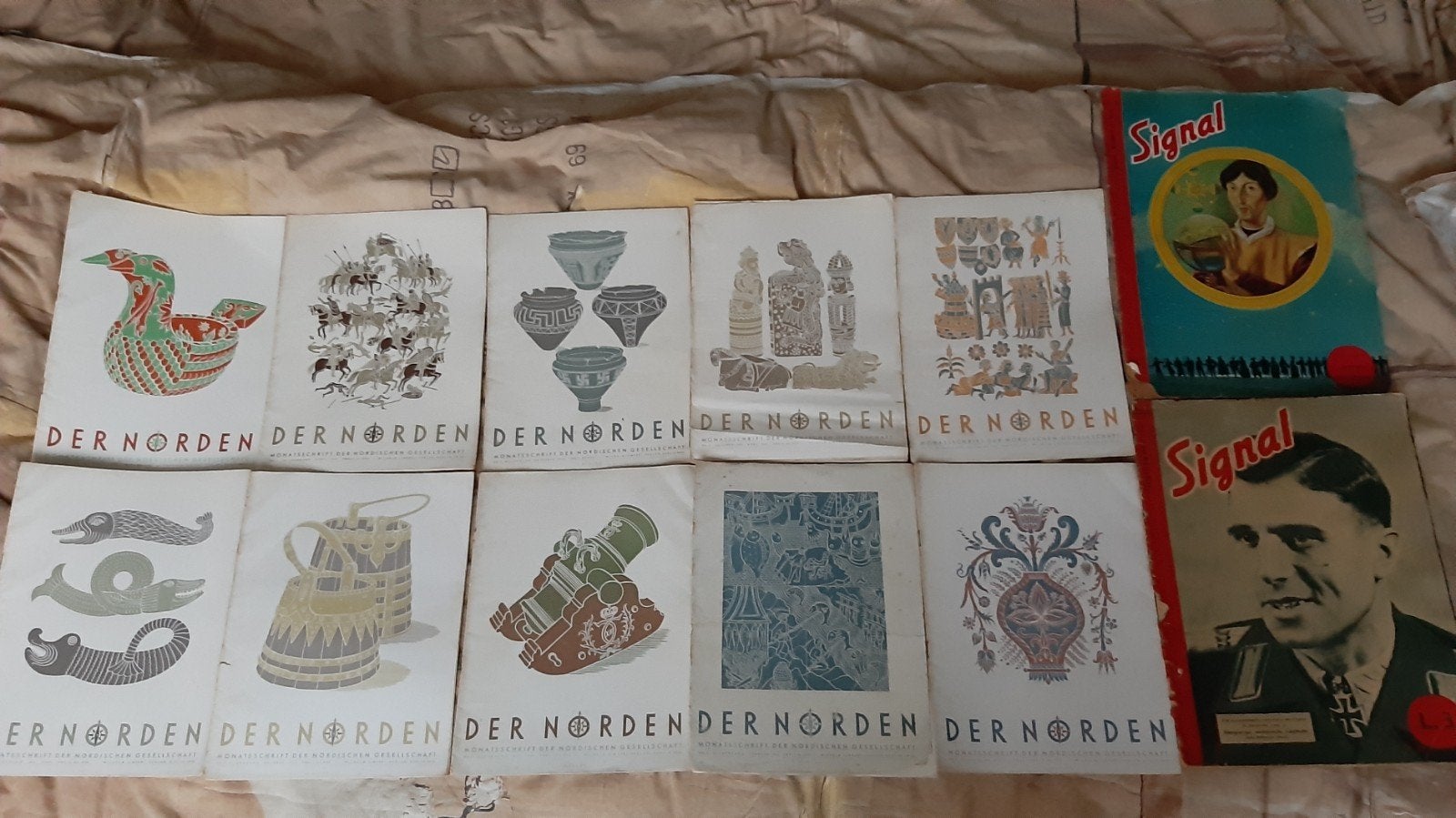 WW2 Magazines 10x Der Norden 2x Signal, Verzamelen, Ophalen of Verzenden, Overige soorten, Duitsland, Boek of Tijdschrift
