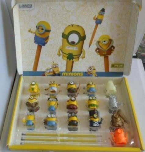 Minion Plus - set incl. verzameldoos., Verzamelen, Ophalen of Verzenden, Zo goed als nieuw