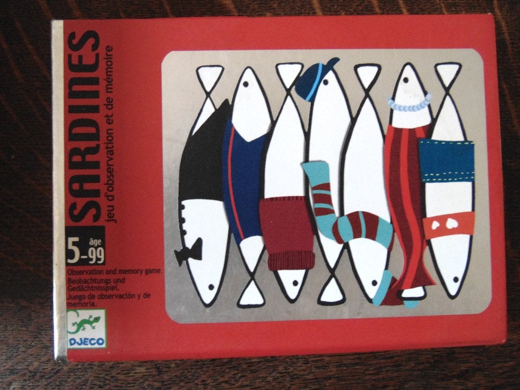 Sardines Spel van Djeco Nieuw Kaarten zitten verpakt, Een of twee spelers, Ophalen of Verzenden, Nieuw, Djeco
