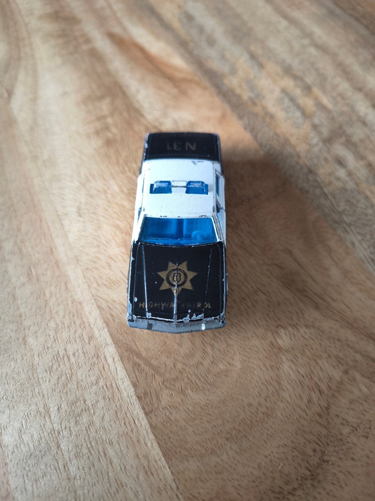 politie auto CHEVROLET IMPALA MAJORETTE 1/69 NO 240, Ophalen, Gebruikt, Auto