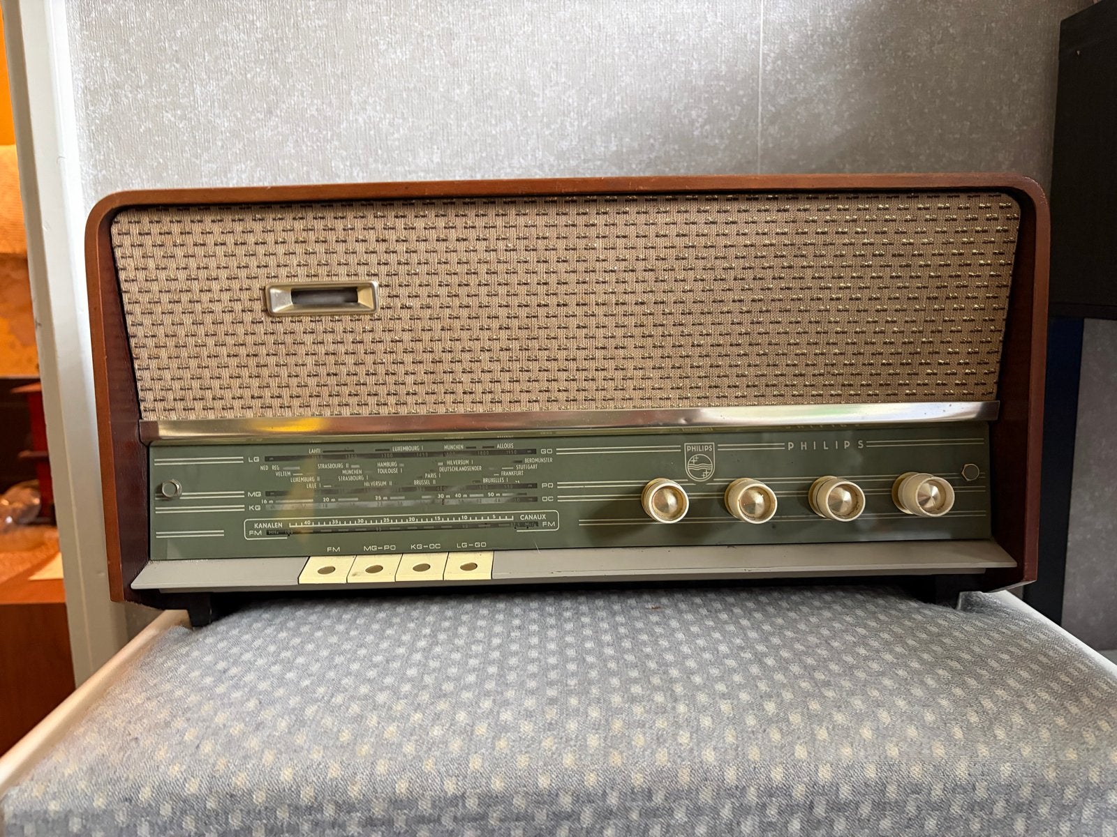 Philips Vintage Radio - Klassieke Buizenradio, Ophalen, Gebruikt, Radio