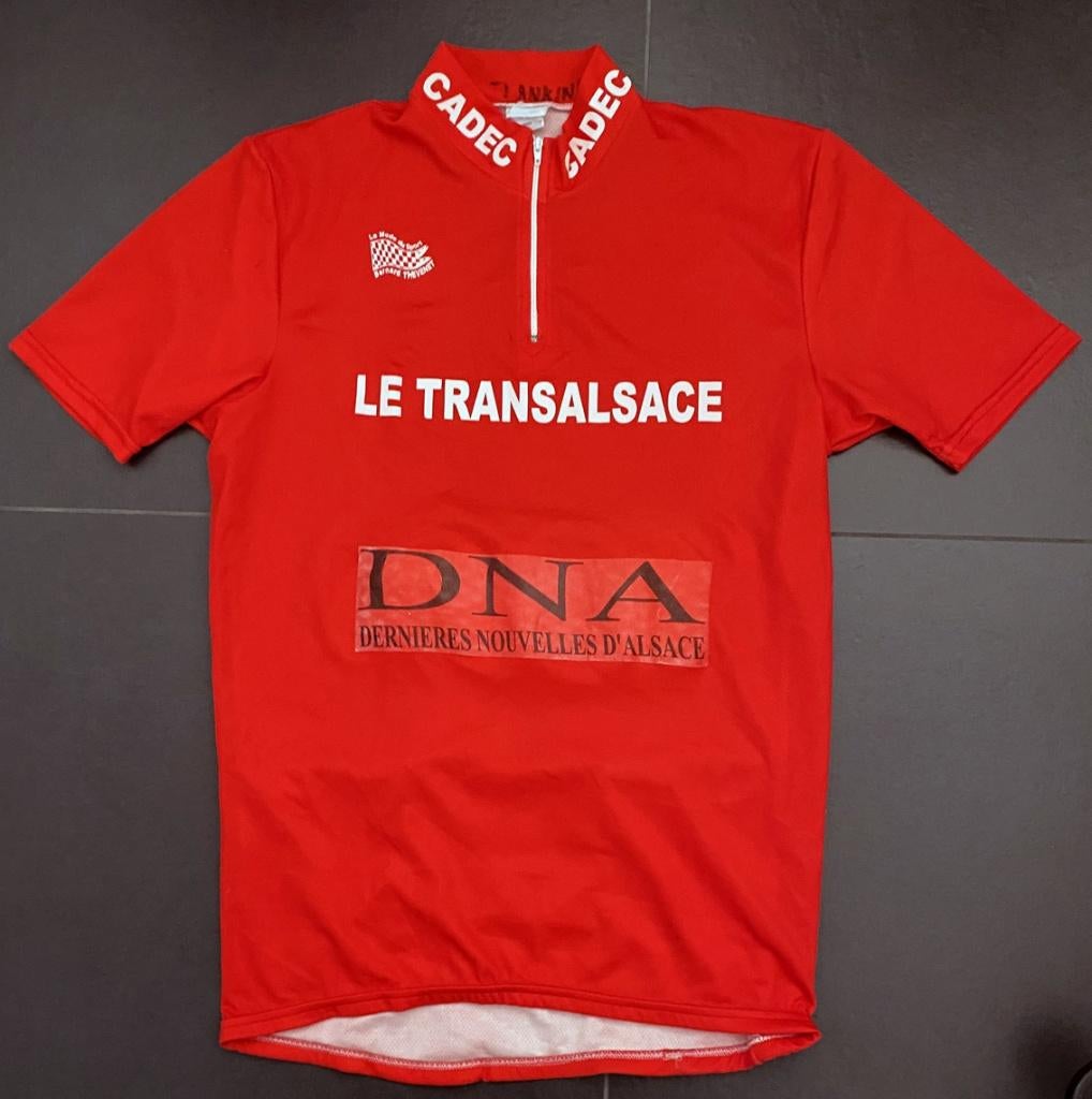 Wielershirt BRAM TANKINK–Le Transalsace Int + naam + boek, Ophalen of Verzenden, Overige typen