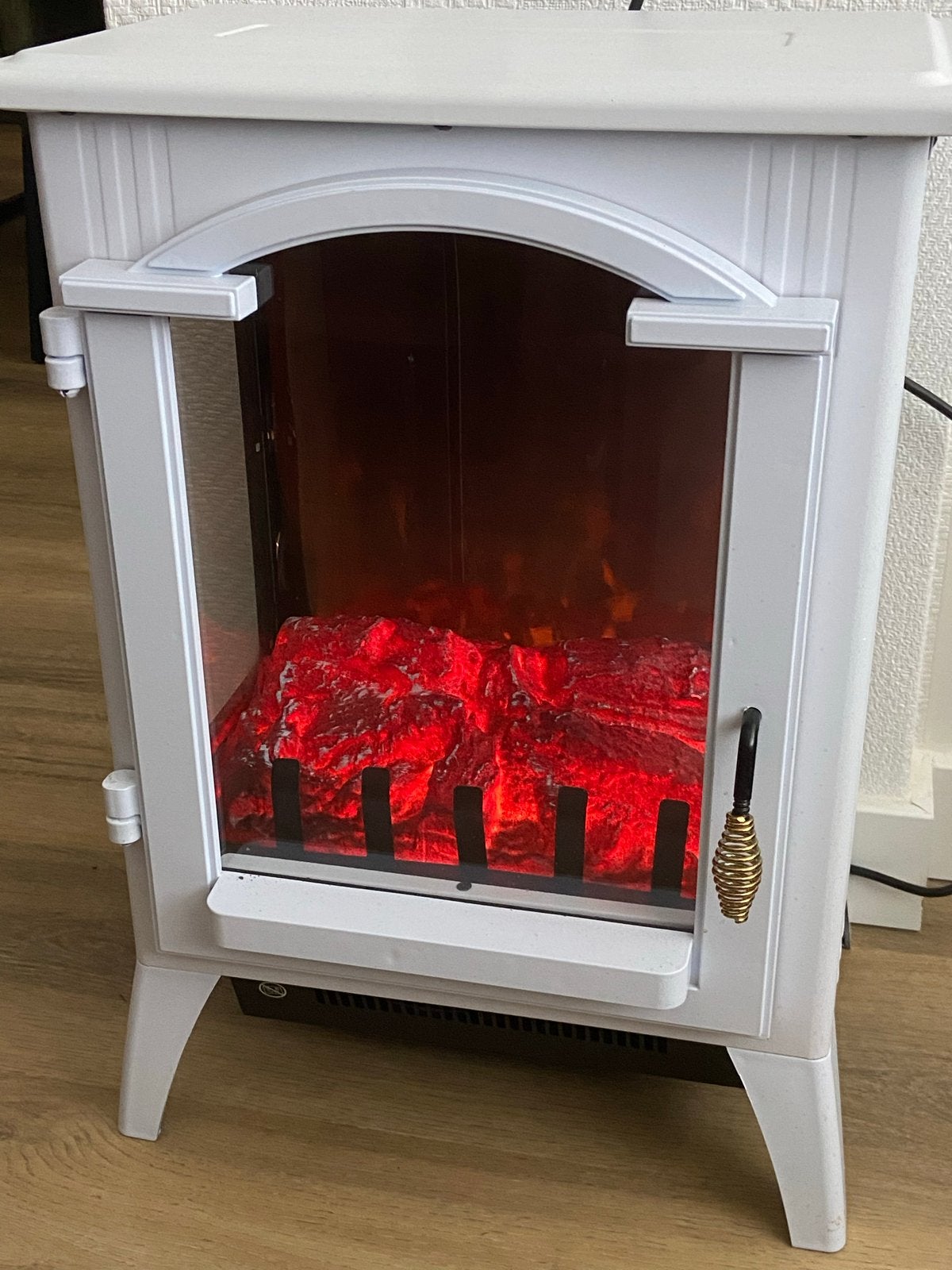 Elektrische Sfeerhaard met 2 Warmtestanden - 60x42x29 cm, Ophalen, Gebruikt, Vrijstaande haard, Elektrische haard