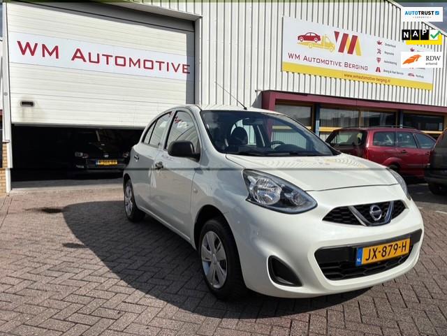 Nissan Micra 1.2 Visia Pack AIRCO APK T/M 25-6-2027, Auto's, Voorwielaandrijving, Stof, Gebruikt, 1198 cc