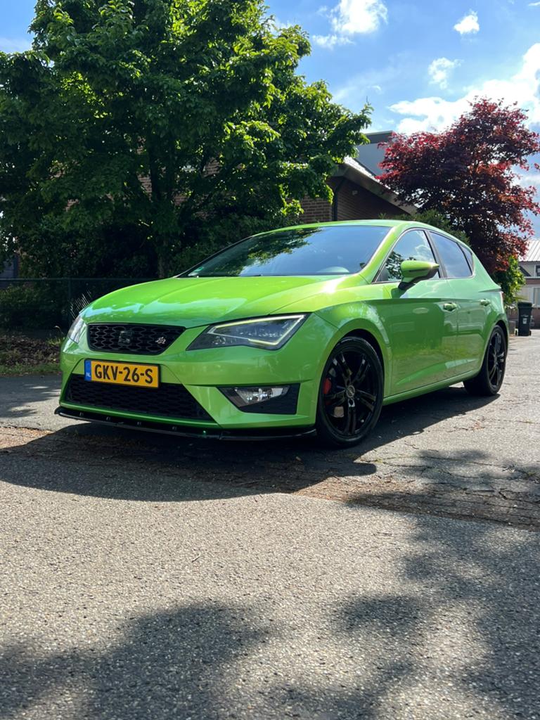 Seat Leon 1.4 TSI FR 90KW 2014 Groen UNIEK!!, Auto's, Seat, Voorwielaandrijving, 4 cilinders, Leon, 610 kg