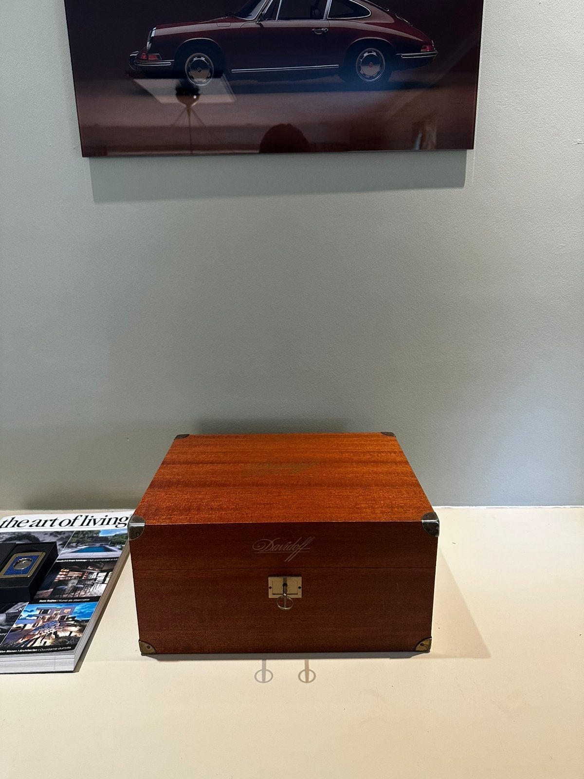 Vintage Davidoff Grande Réserve sigaren humidor, Ophalen of Verzenden, Gebruikt