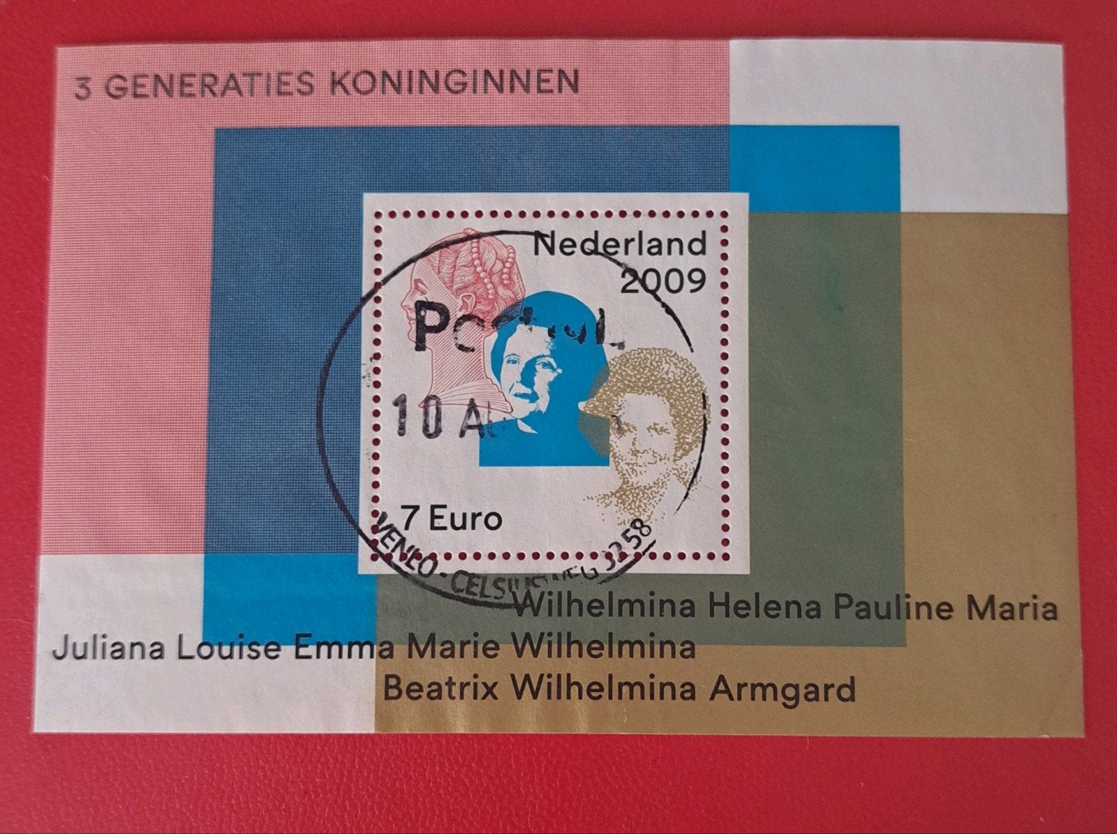 Modern Nederland: gaaf velletje 3 generaties Nl, Ophalen of Verzenden