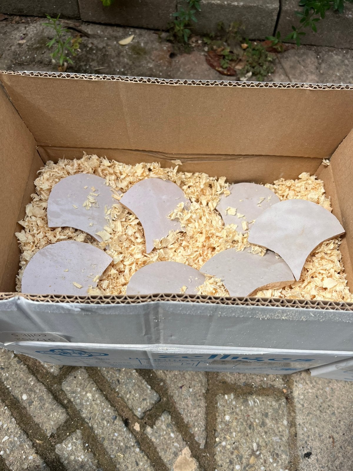 Zellige tegels Gris Rose - Handgemaakte Marokkaanse tegels, Ophalen, Minder dan 20 cm, Zo goed als nieuw, Minder dan 5 m²