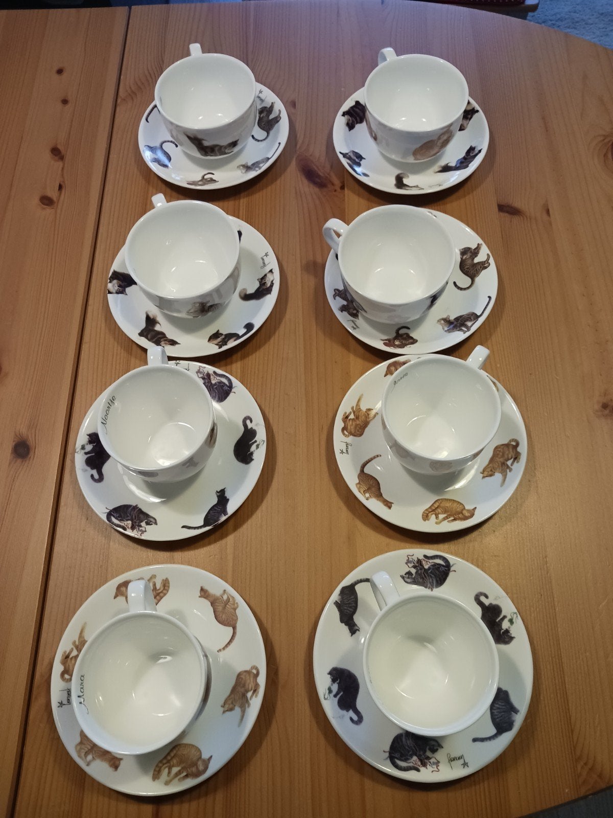 Servies, Ophalen