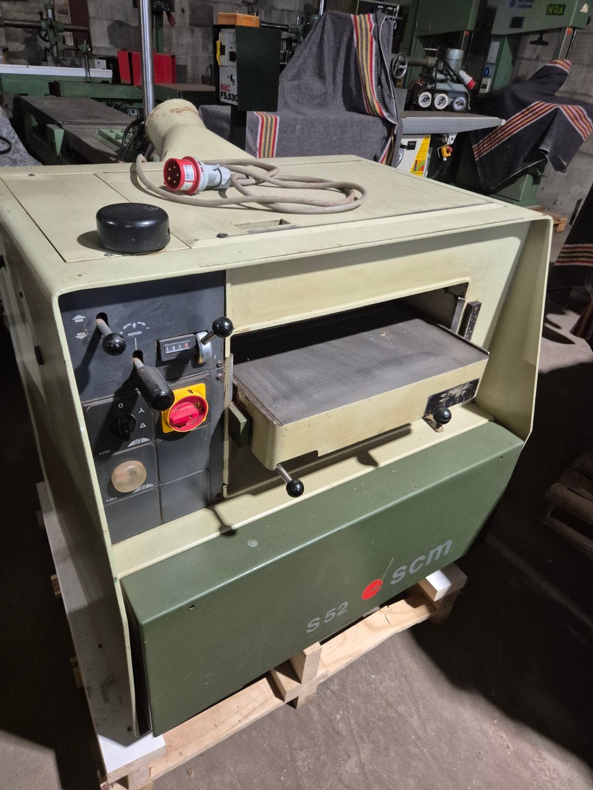 vandiktebank scm s52 500 breed electrisch hooglaag, Doe-het-zelf en Verbouw, Schaafmachines, Ophalen of Verzenden