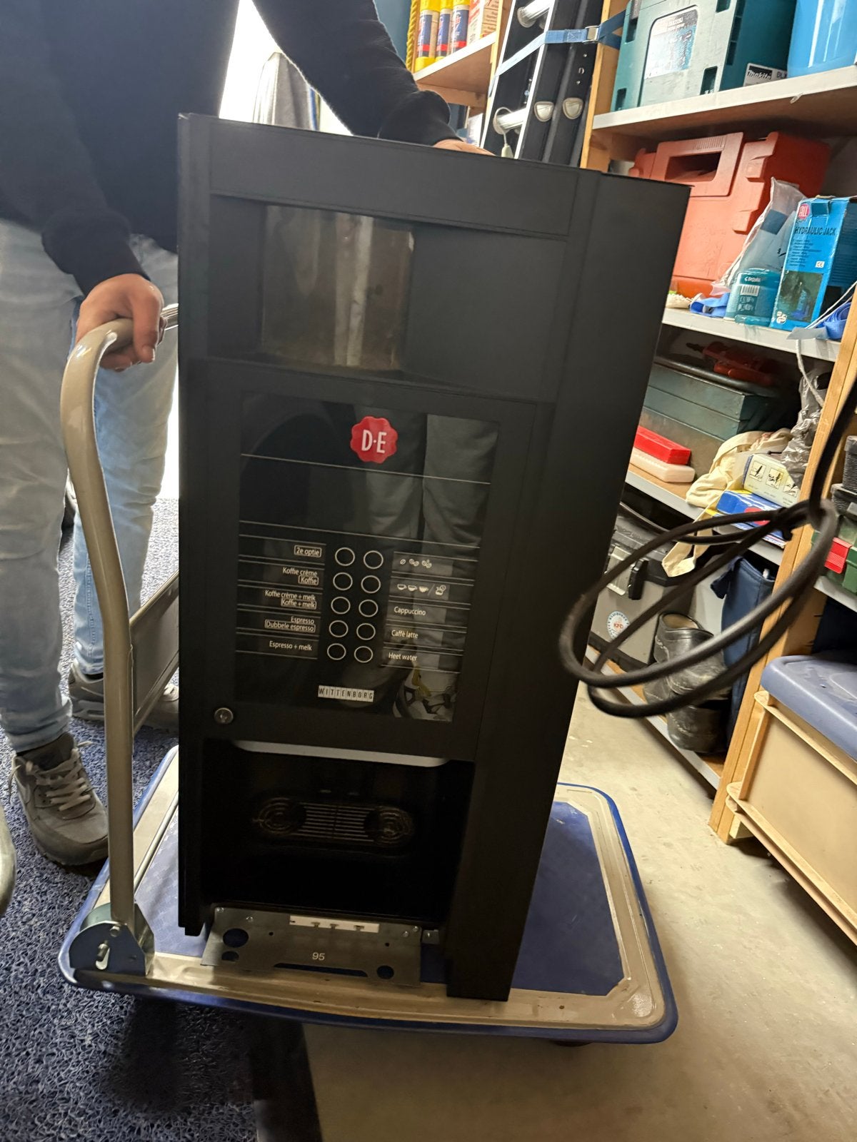 Douwe Egberts Omni Single bonenautomaat - defect, Ophalen, Niet werkend, Koffiemachine, Koffiebonen