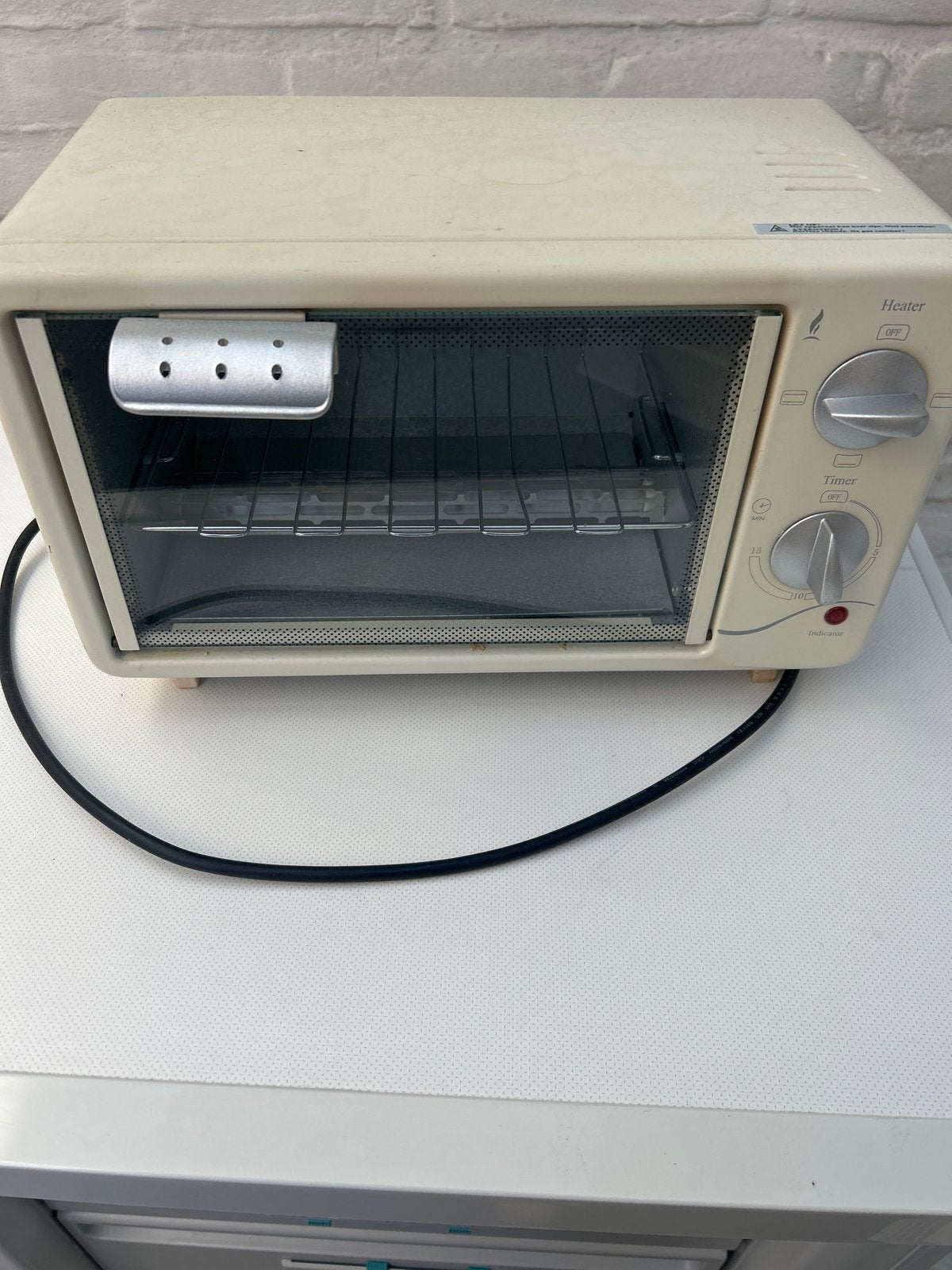 Elektrisch oventje inclusief bakplaatje, Ophalen, Minder dan 45 cm, Vrijstaand, Mini-oven