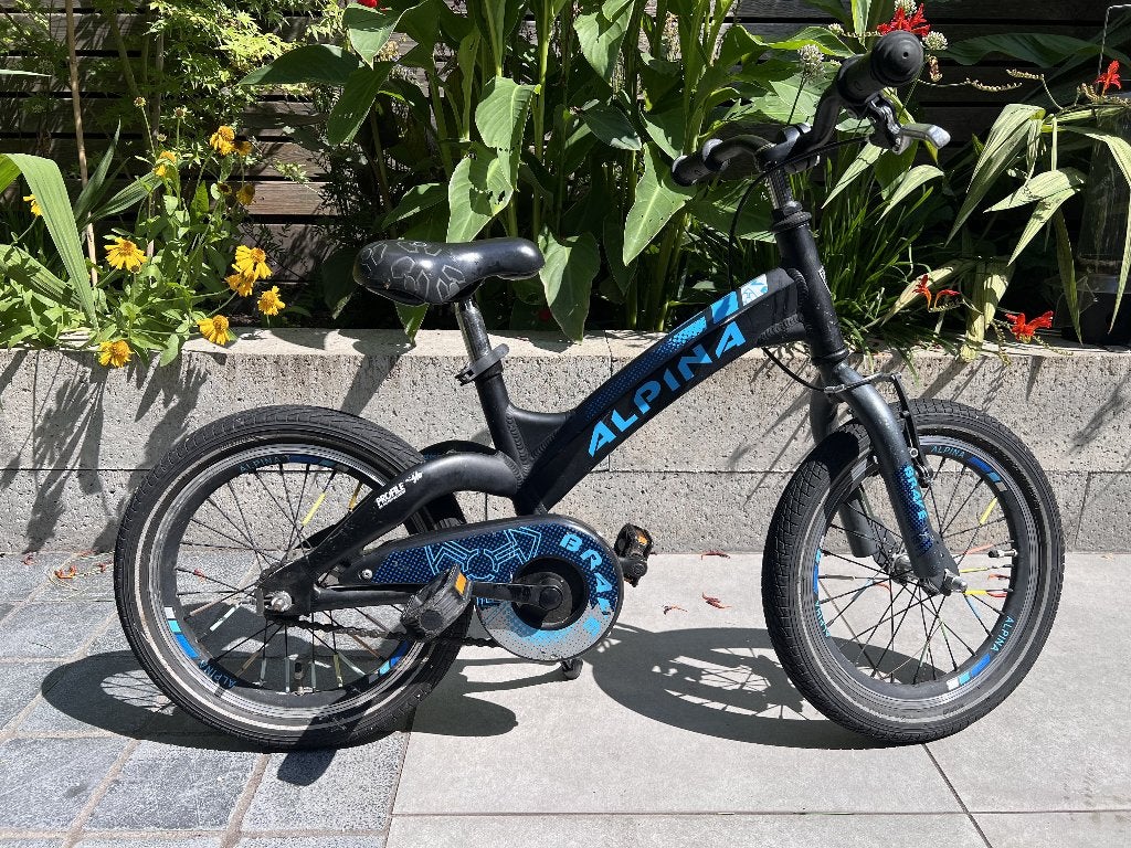 16 inch kinderfiets Alpina, Fietsen en Brommers, Fietsen | Kinderfietsjes, Ophalen, Terugtraprem, Alpina, 16 tot 20 inch