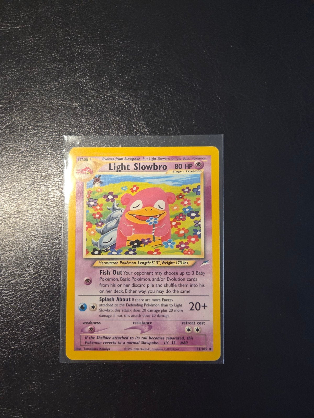 Pokémon TCG: Light Slowbro (Neo Destiny) - Zeldzame Kaart, Ophalen, Zo goed als nieuw, Losse kaart