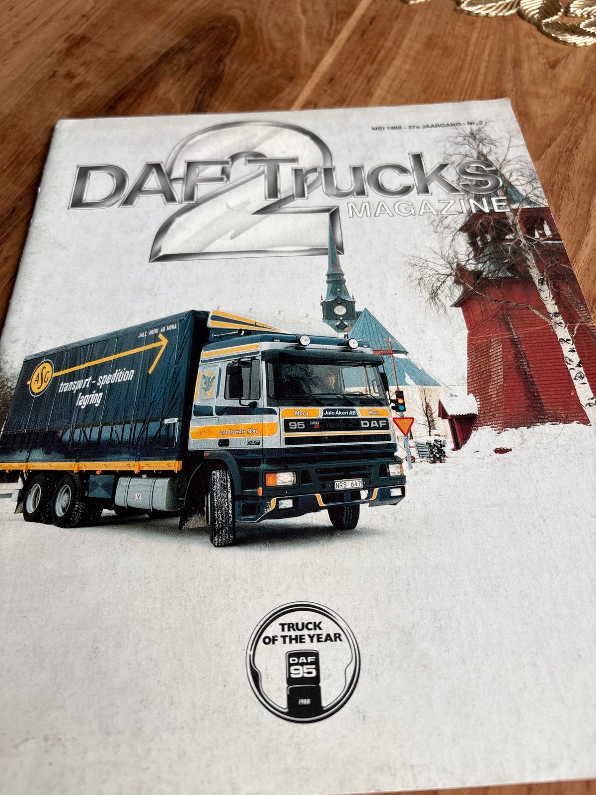 DAF Trucks Magazine Mei 1988 - Truck of the Year DAF 95, Ophalen of Verzenden, Gelezen, Overige typen