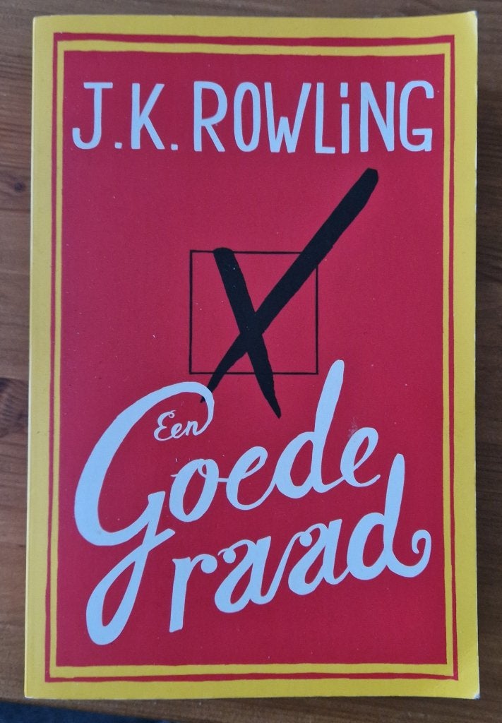 Boek J.K. Rowling - Een Goede raad, Ophalen of Verzenden, Zo goed als nieuw, J.K. Rowling