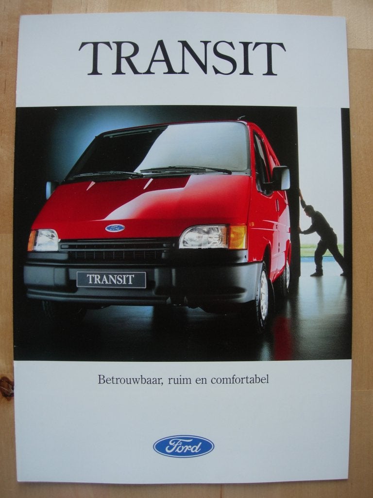 Ford Transit Brochure 1994, Ford, Verzenden, Zo goed als nieuw, Ford