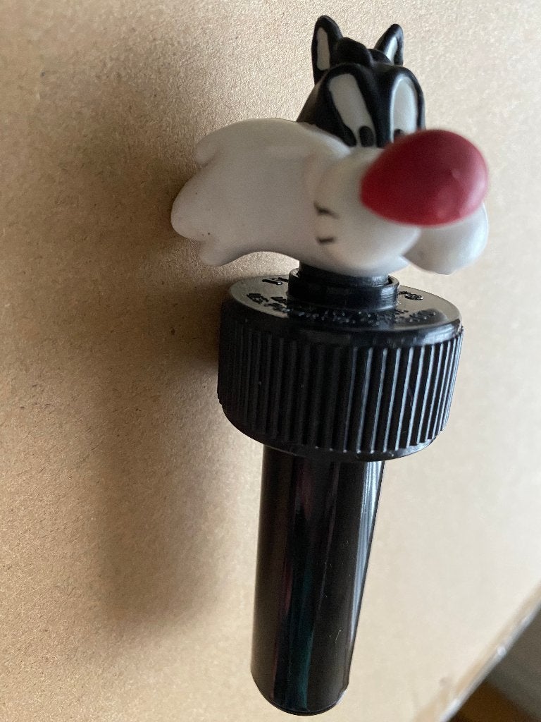 Fizz Keeper Vacuum Pump Cap Sylvester Looney tunes 1994, Ophalen of Verzenden, Nieuw, Overige gebieden, Overige typen