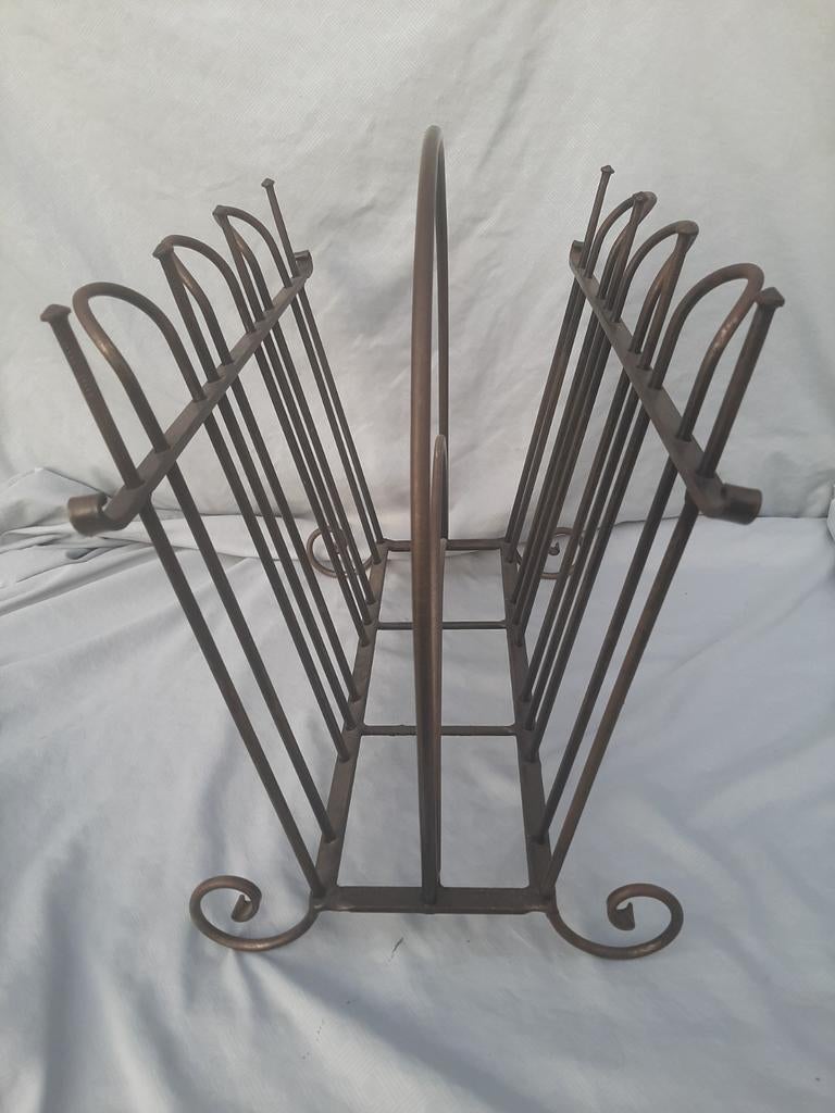 Mooie metalen lectuurbak, Ophalen of Verzenden, Gebruikt