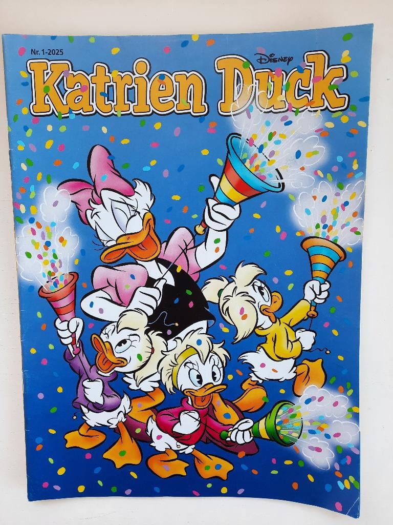 Katrien Duck Tijdschrift Nummer 1 uit 2025, Eén stripboek, Ophalen of Verzenden, Zo goed als nieuw