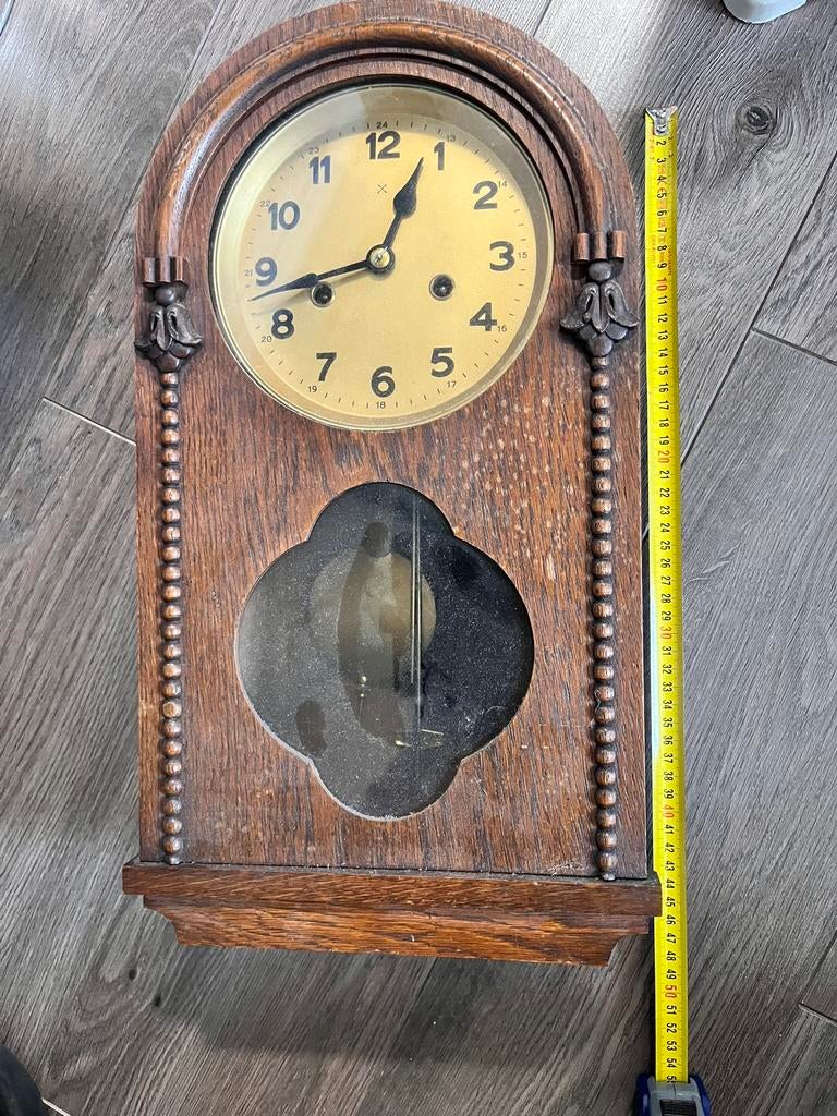 Duitse mini regulateur, Antiek en Kunst, Antiek | Klokken, Ophalen of Verzenden