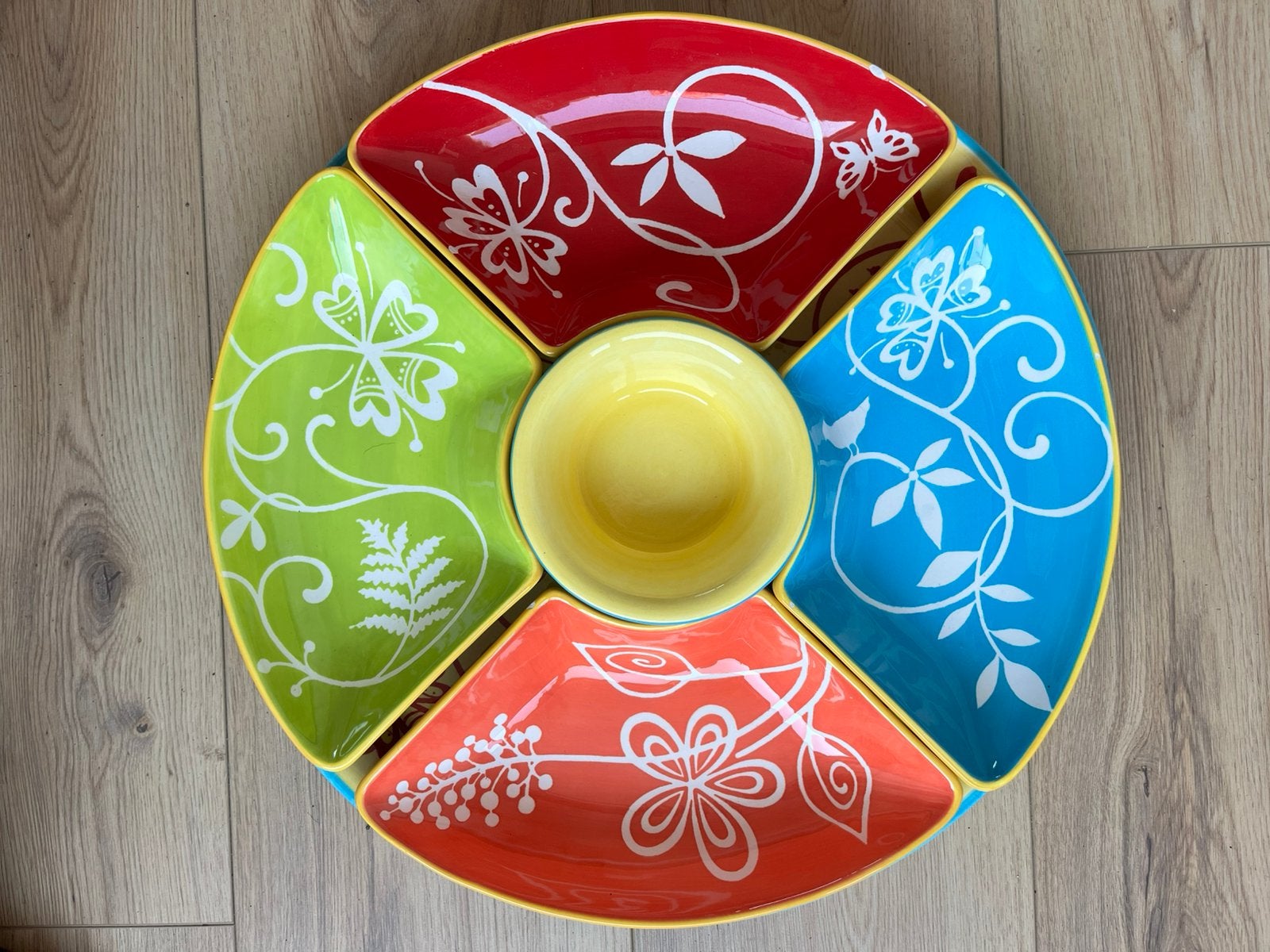 Riverdale collection serveerschaal 6-delig, 60cm, Ophalen of Verzenden, Zo goed als nieuw, Overige stijlen, Schaal of Schalen