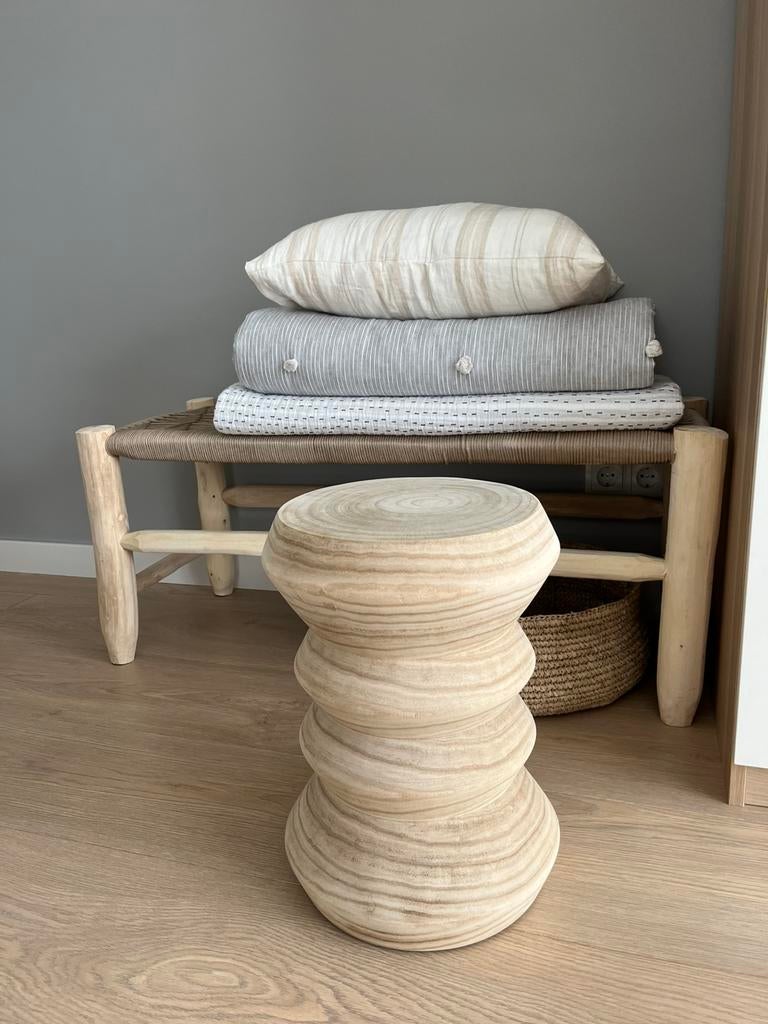 WOOOD houten kruk Babs., Ophalen, Zo goed als nieuw, Hout
