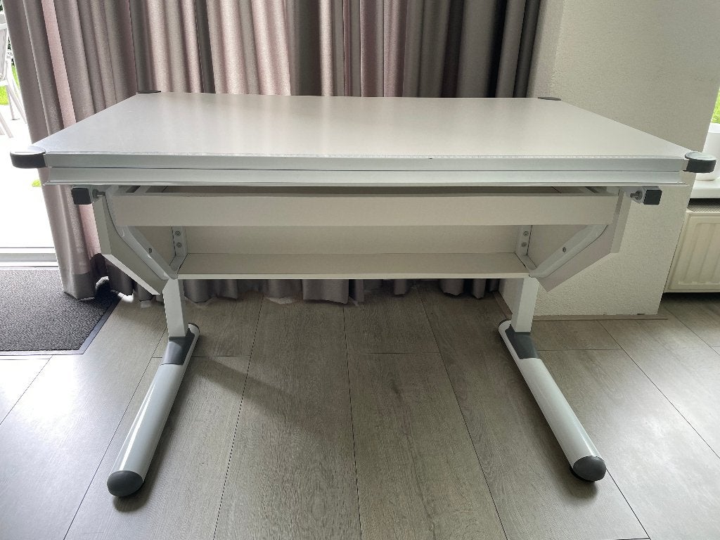 Kinderbureau 110x70 wit, Ophalen, Zo goed als nieuw, Tafel(s)