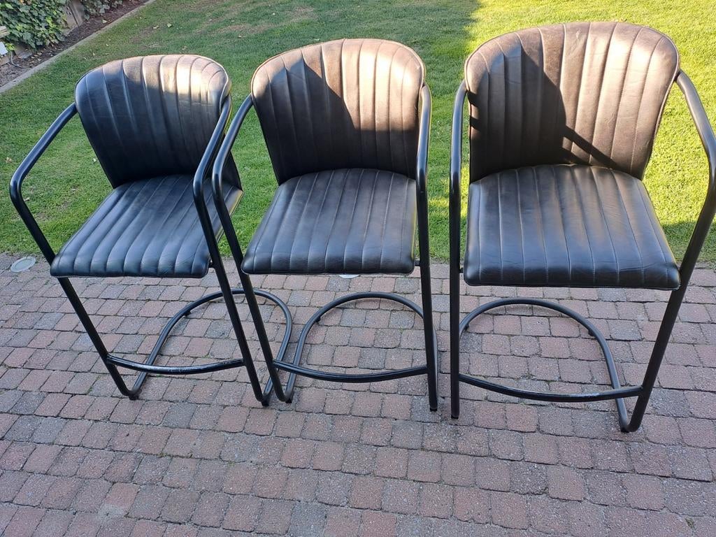 Barkrukken  6 stuks, 5 krukken of meer, Ophalen, Zo goed als nieuw, 60 tot 90 cm