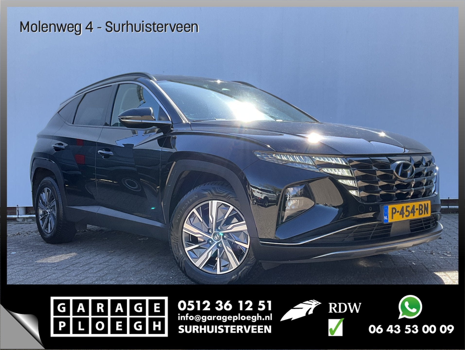 Hyundai Tucson 1.6 T-GDI Automaat HEV Comfort 360° Keyless, Gebruikt, Euro 6, 1650 kg, Zwart