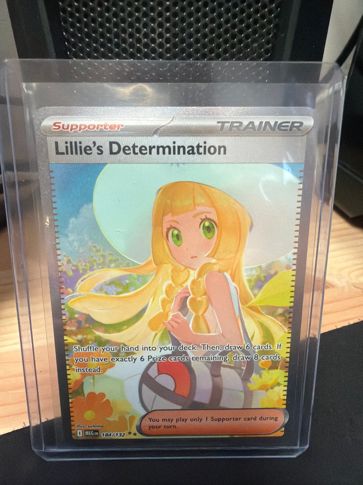 Pokémon TCG: Lillie's Determination Trainer Kaart, Ophalen of Verzenden, Zo goed als nieuw, Losse kaart
