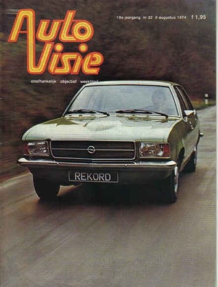 Autovisie 32 1974 : Opel Kadett 1000 N - Morgan, Ophalen of Verzenden, Gelezen, Algemeen