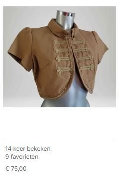 Anna Scott Bolero jasje - legergroen, maat 38, Maat 38/40 (M), Verzenden, Zo goed als nieuw, Jasje