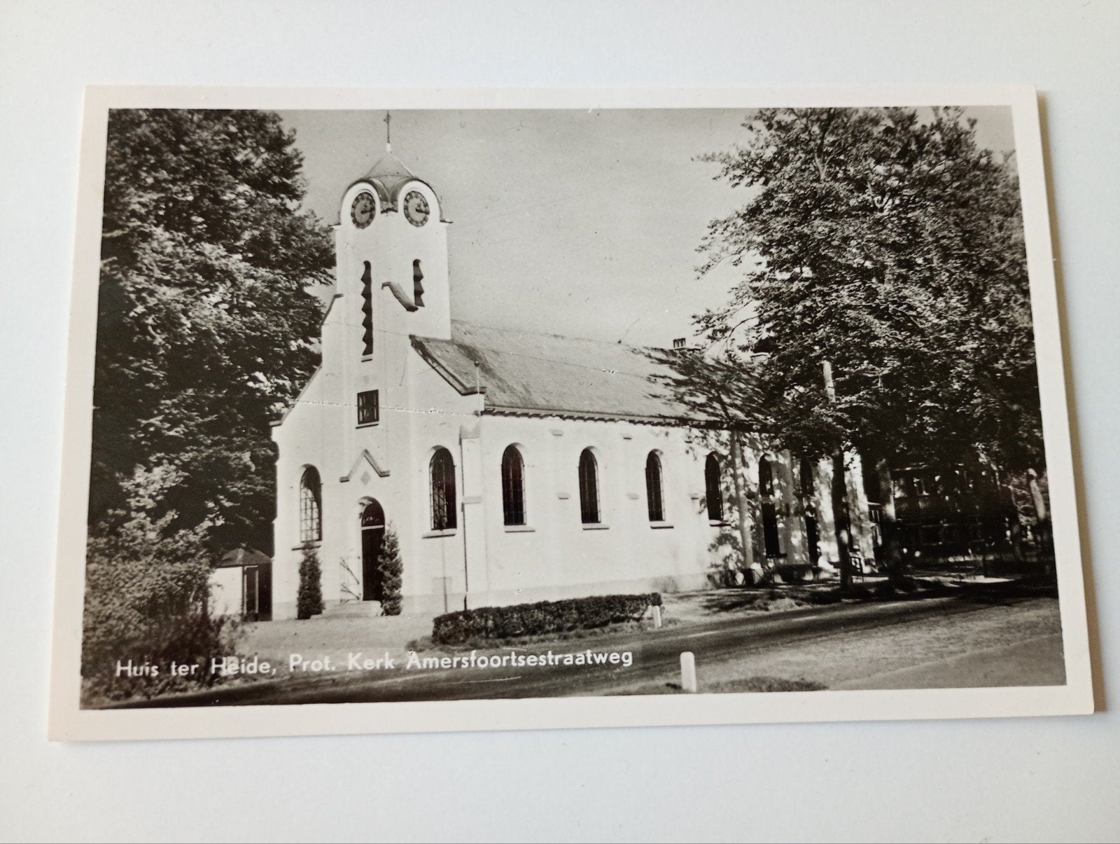 Huis ter Heide bij Zeist Kerk Amersfoortseweg, Verzamelen, Ansichtkaarten | Nederland, Ophalen of Verzenden, 1940 tot 1960, Ongelopen