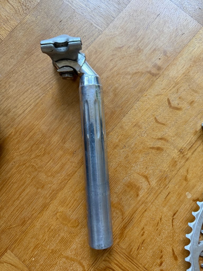 Campagnolo Super Record Zadelpen 27,2, Gebruikt, Campagnolo, Ophalen of Verzenden, Racefiets
