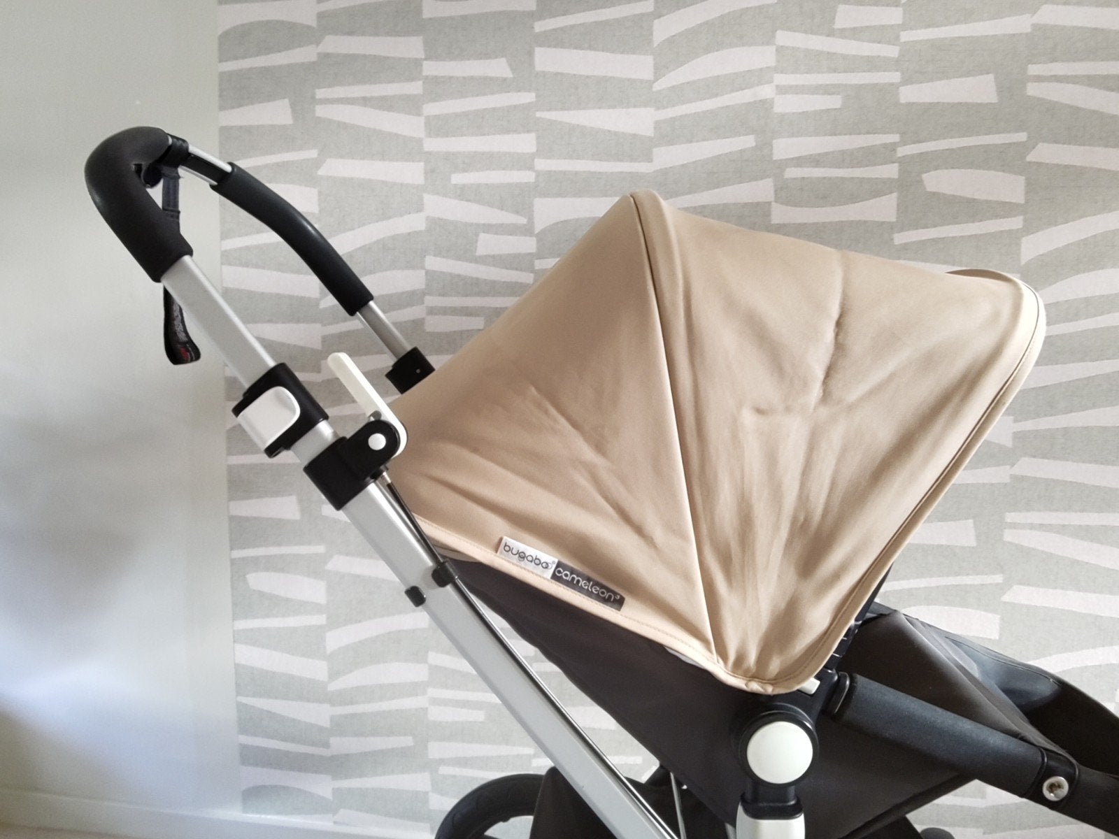 Bugaboo Chameleon 3, beige met reiswieg en kinderzitje, Ophalen, Gebruikt, Bugaboo, Combiwagen