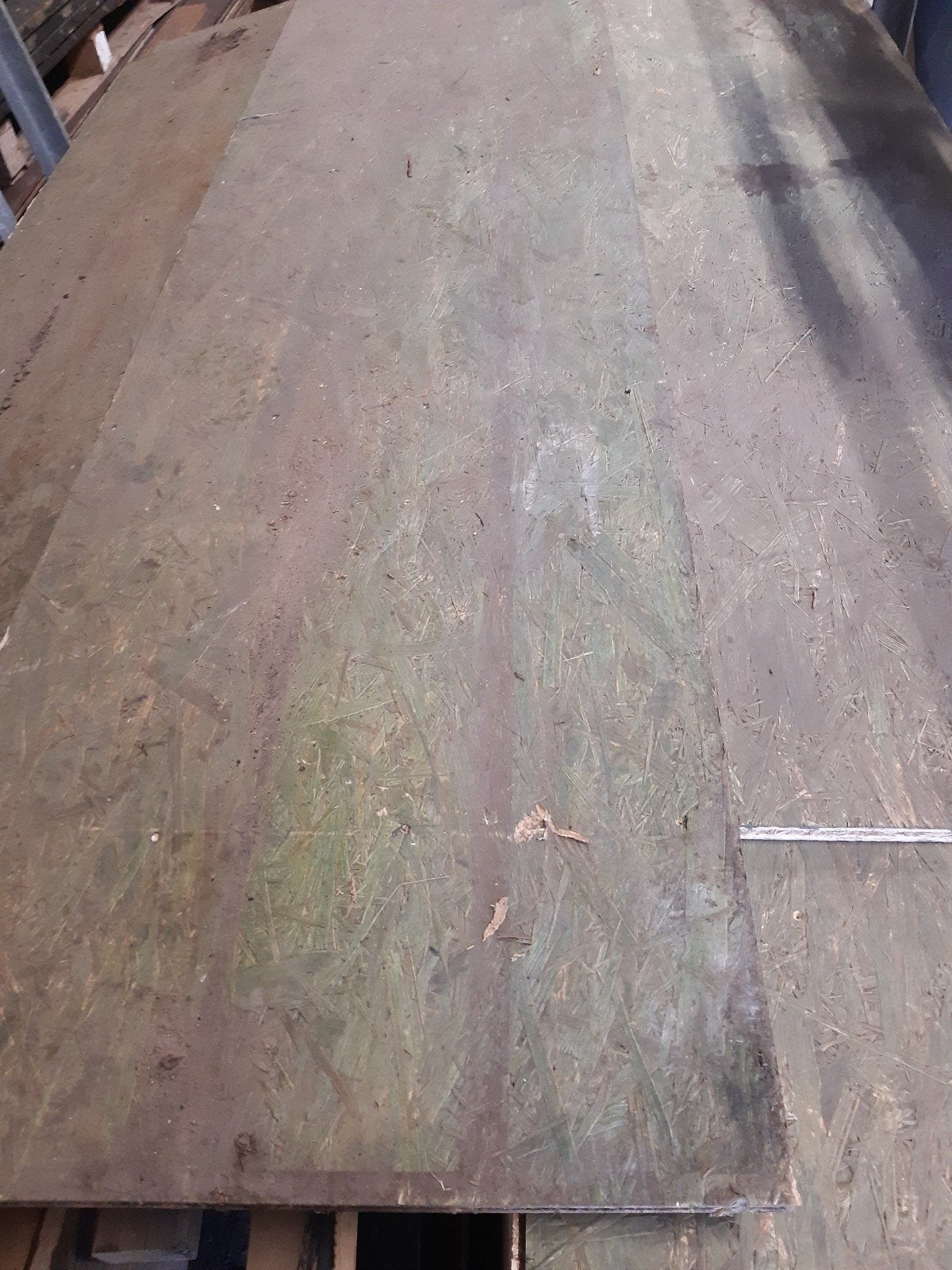 partij gebruikte OSB platen, 18 mm, 59/204 en 59/244 cm