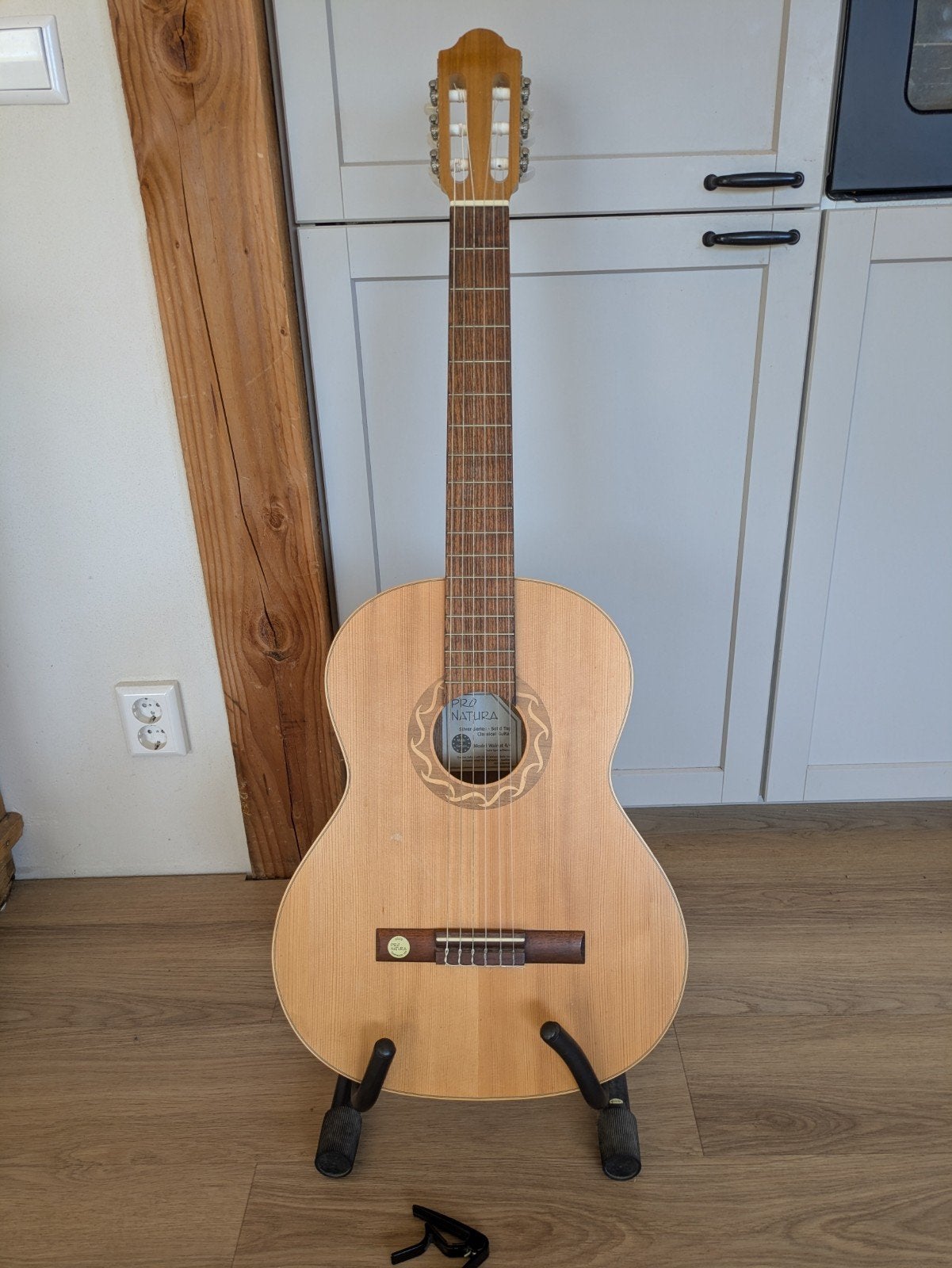 Gewa Pro Natura Walnut 4/4 Klassieke Gitaar - complete set!!, Ophalen, Gebruikt, Klassieke of Spaanse gitaar