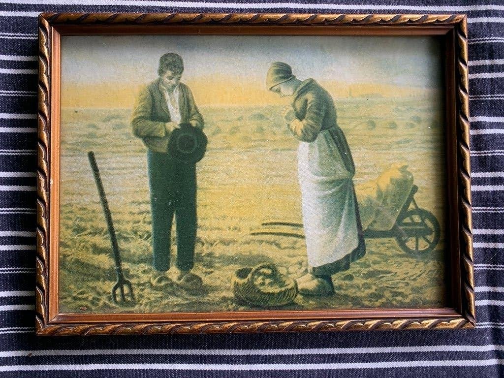 Lijstje met Plaat  (Het Angelus), Ophalen of Verzenden