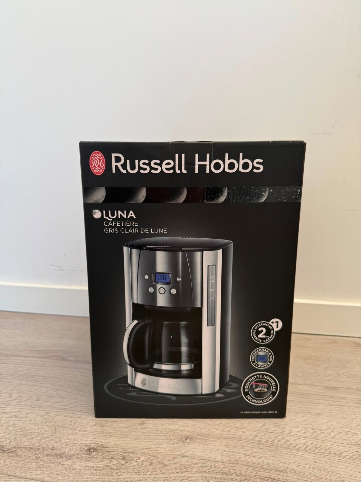 Russell Hobbs Luna Koffiezetapparaat - Nieuw in doos, Ophalen, 10 kopjes of meer, Gemalen koffie, Koffiemachine