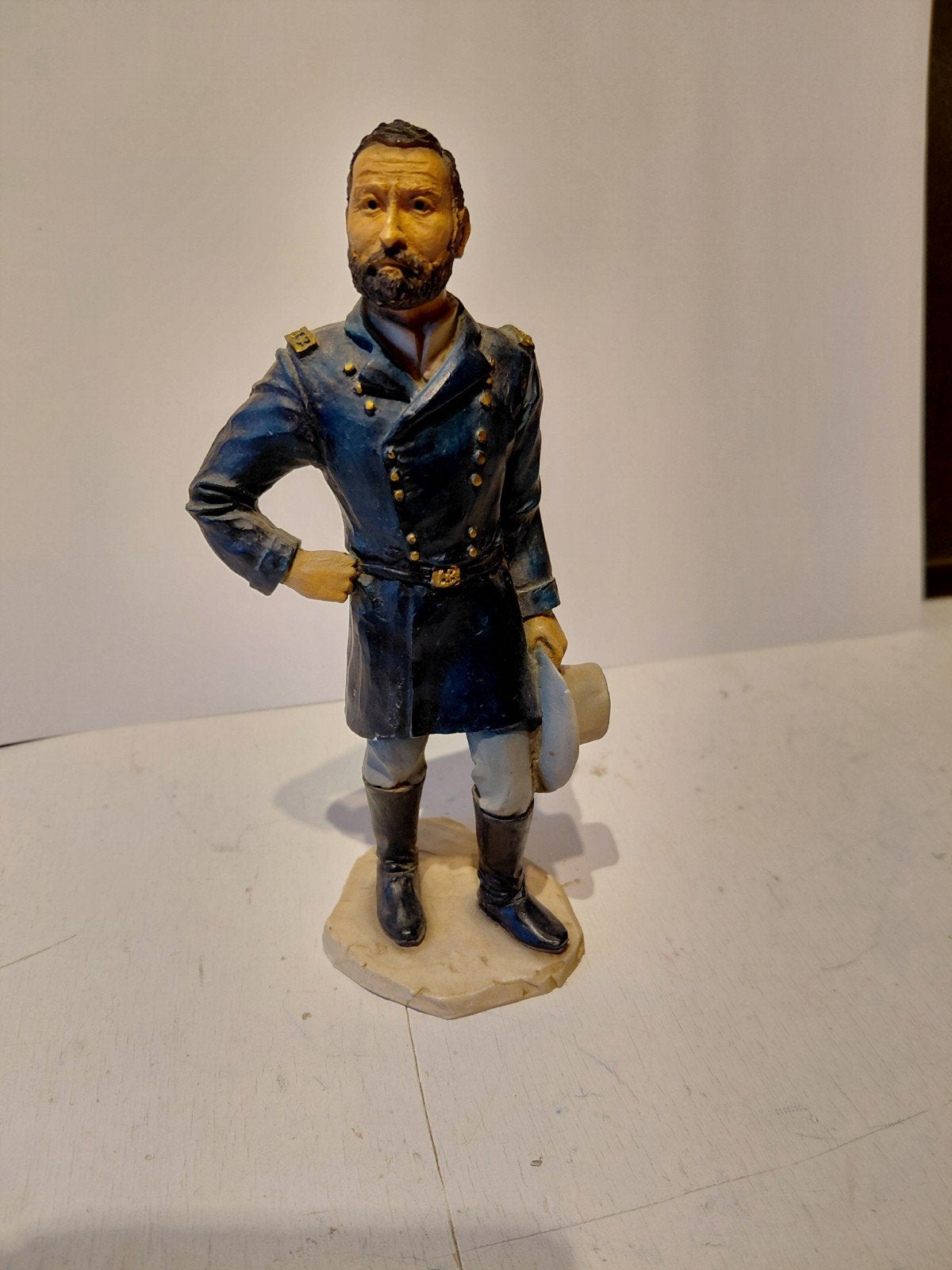 Vintage beeldje van Ulysses S. Grant, Made in Italy, Verzamelen, Ophalen of Verzenden, Gebruikt, Mens