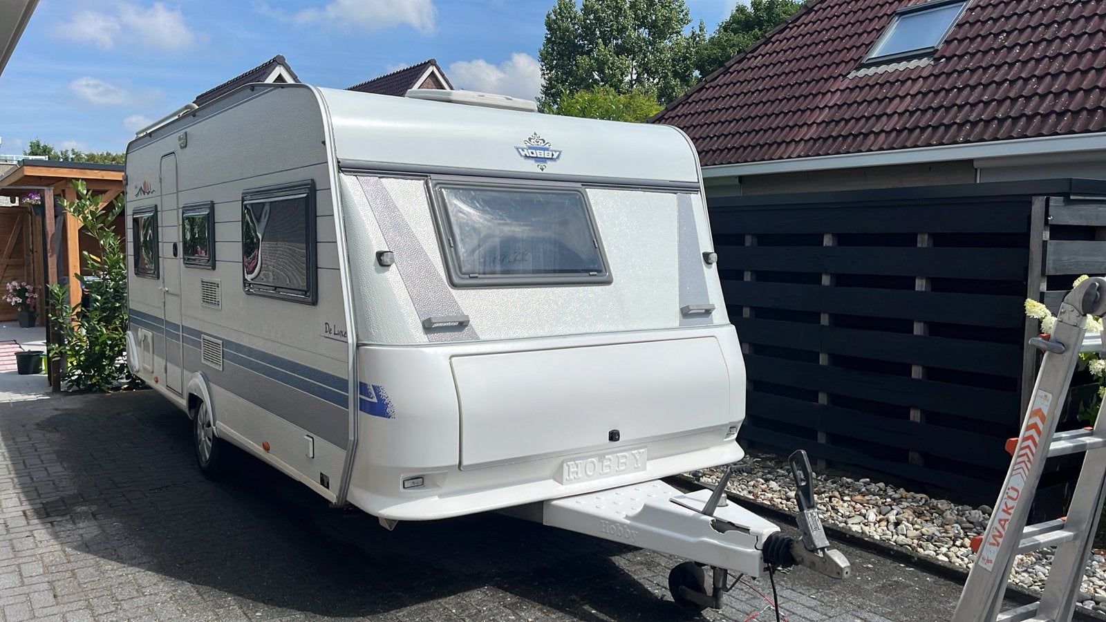 Hobby De Luxe Caravan 495 UK, Caravans en Kamperen, Caravans, Vast bed, Hobby, Particulier, Tot en met 6