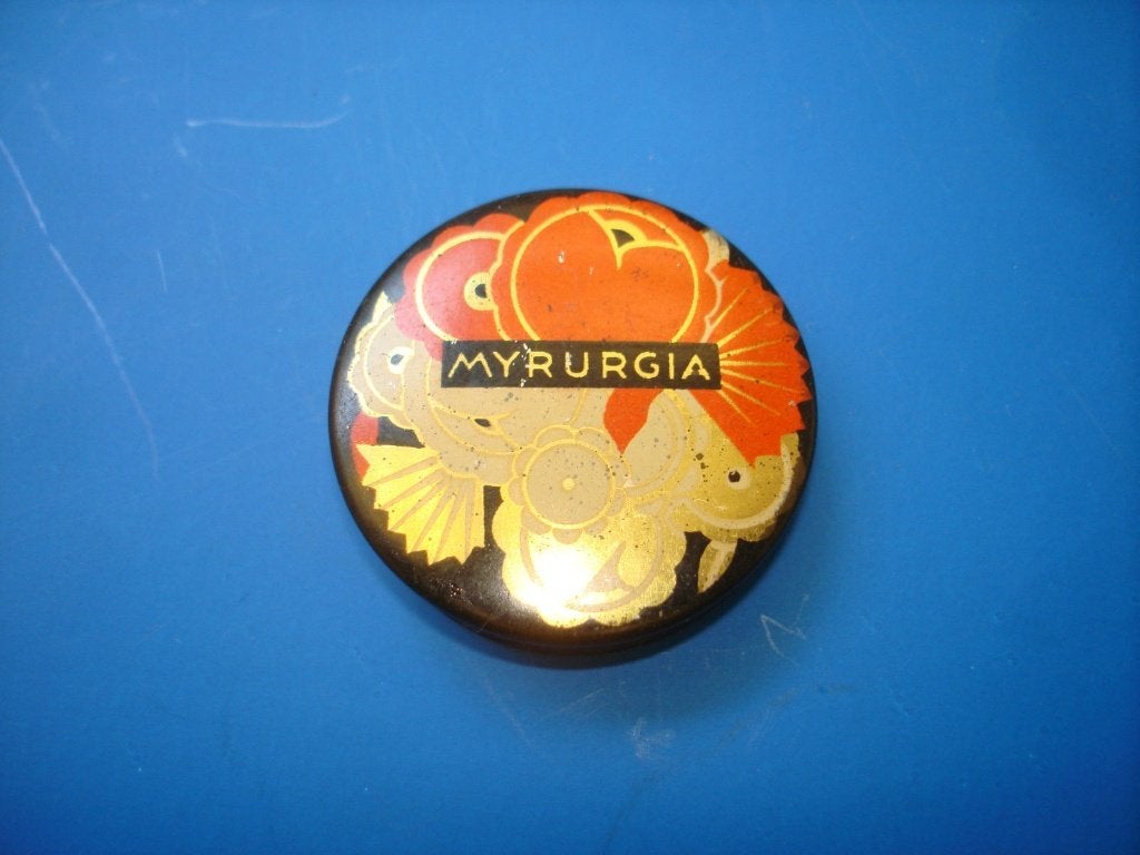 Myrurgia Orgia miniatuur blikje, Ophalen of Verzenden, Zo goed als nieuw, Miniatuur