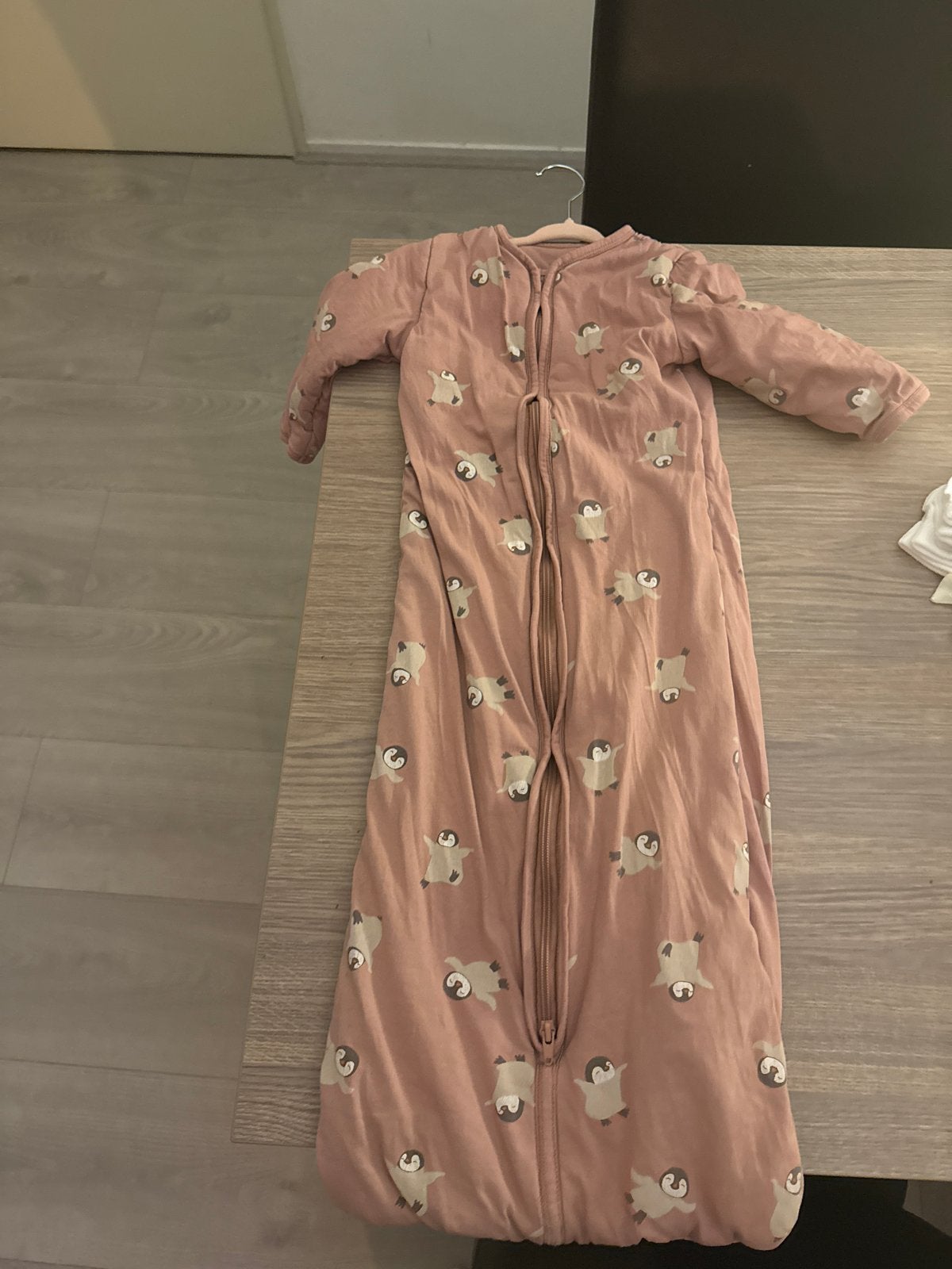 Kinderslaapzak met pinguïnprint, Kinderen en Baby's, Ophalen of Verzenden, Gebruikt, Slaapzak