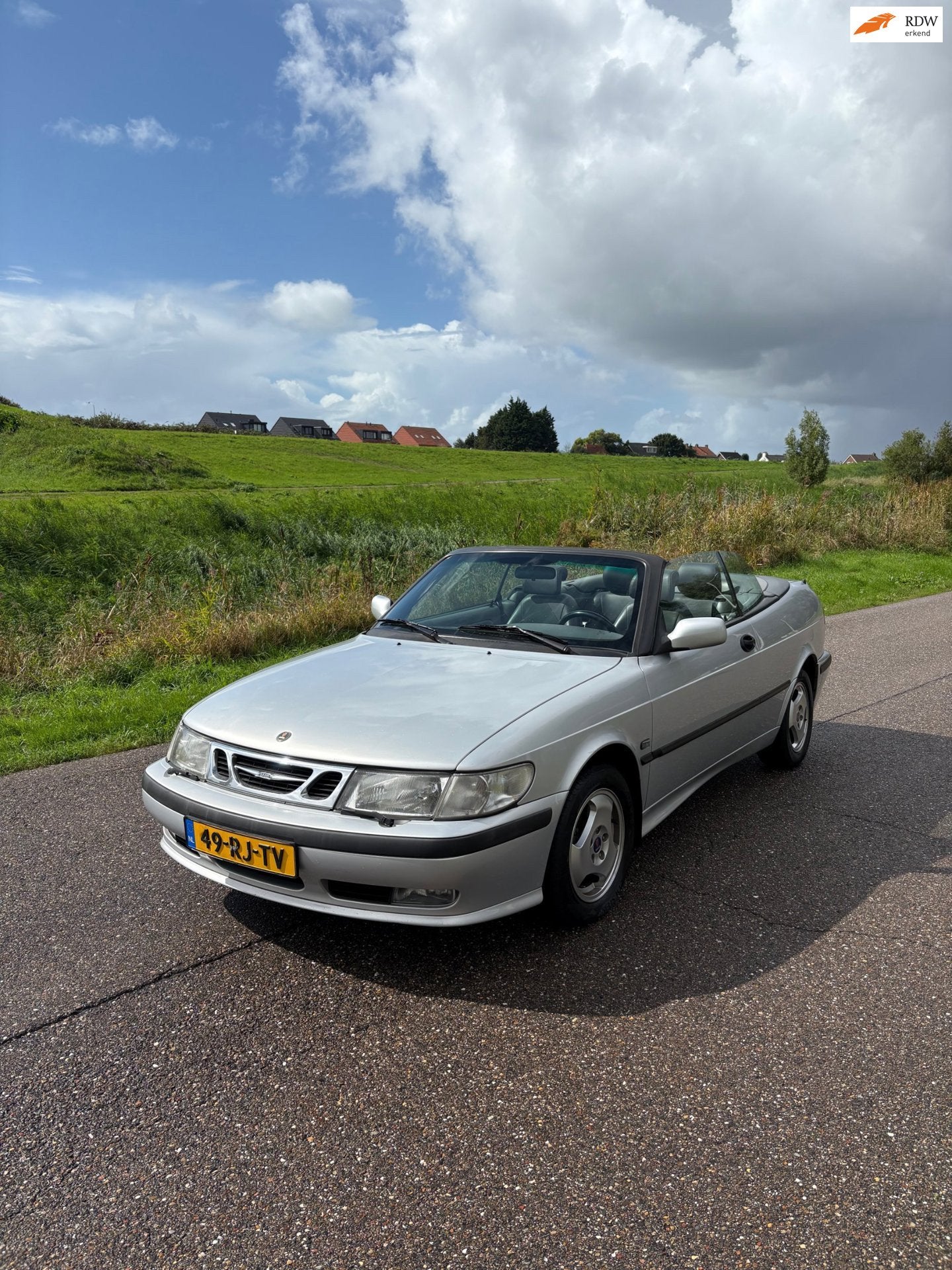 Saab 9-3 Cabrio 2.0t S - Cruise Control - Airco, Auto's, Voorwielaandrijving, Gebruikt, 4 cilinders, 4 stoelen
