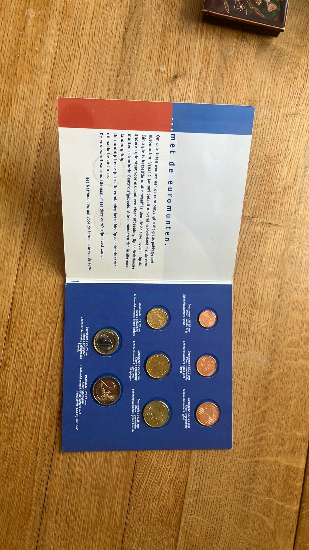 Euro kennismakingspakket!, Ophalen, Nederland, Munten