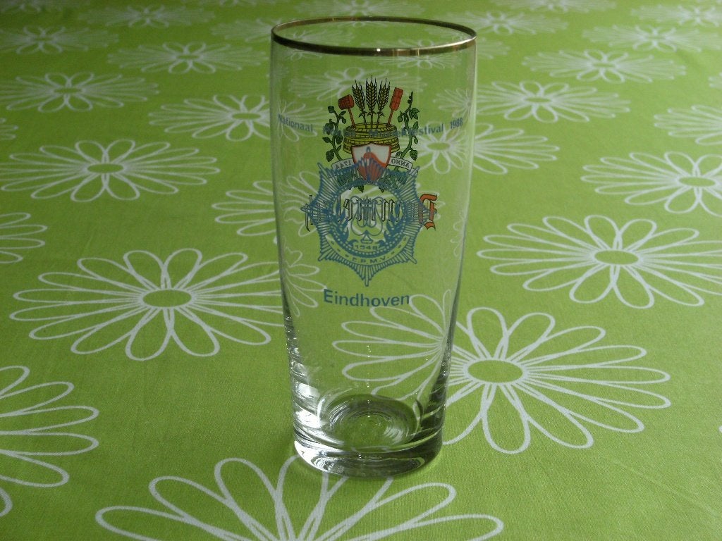 Dommelsch politie muziekfestival 1988 Eindhoven glas, Ophalen of Verzenden, Zo goed als nieuw, Glas of Glazen, Dommelsch